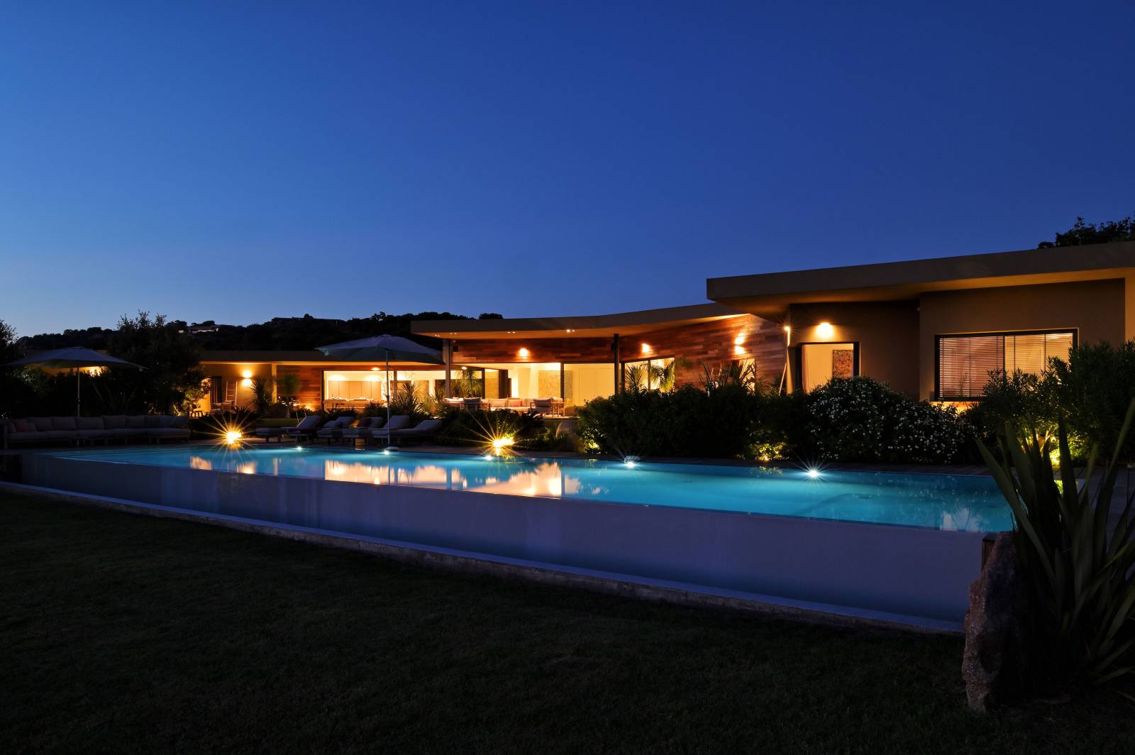 Villa A. Construction d'architecte en Corse près de Porto-Vecchio