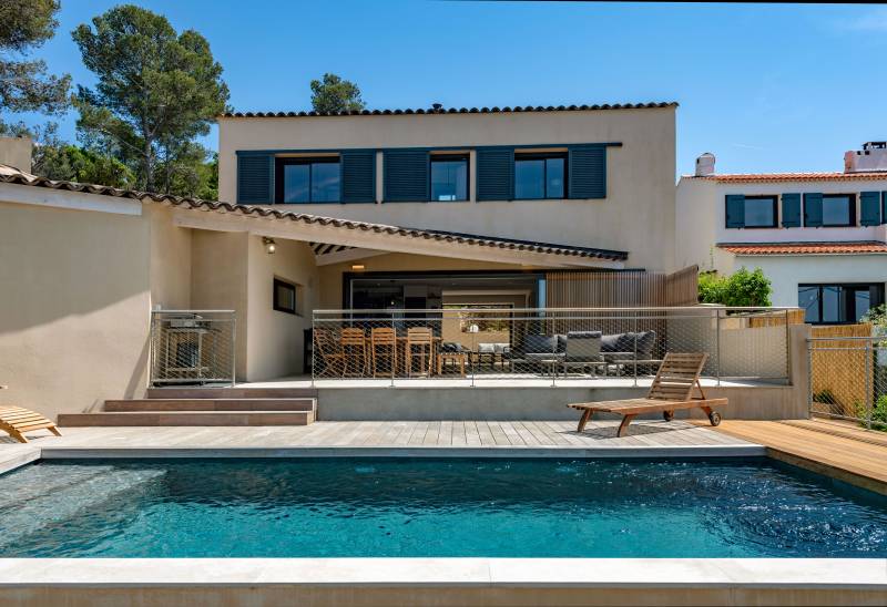 Rénovation haut de gamme d’une villa au Pradet, en Provence Alpes Côte d’Azur